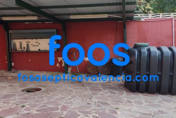 Instalación fosa séptica filtro biologico