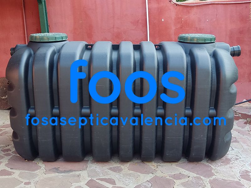Instalación fosa séptica filtro biologico