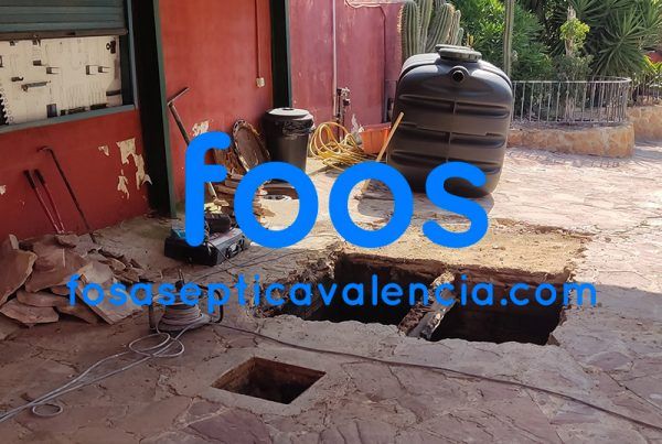 Instalación fosa séptica filtro biologico