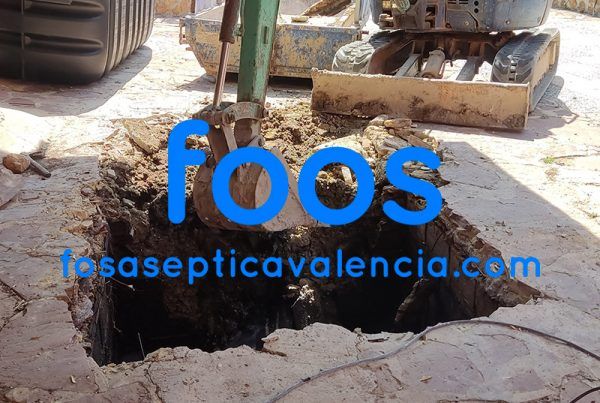 Instalación fosa séptica filtro biologico