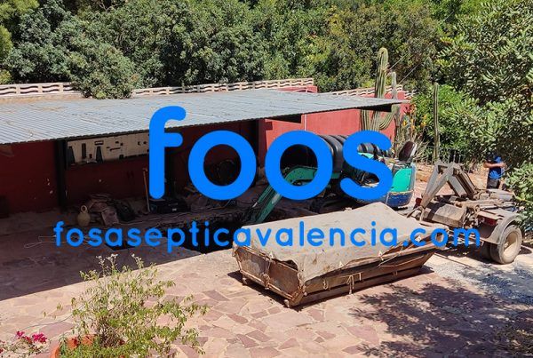 Instalación fosa séptica filtro biologico