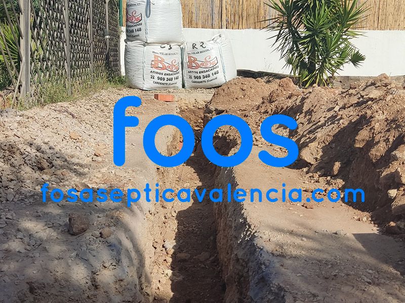 Instalación fosa séptica filtro biologico