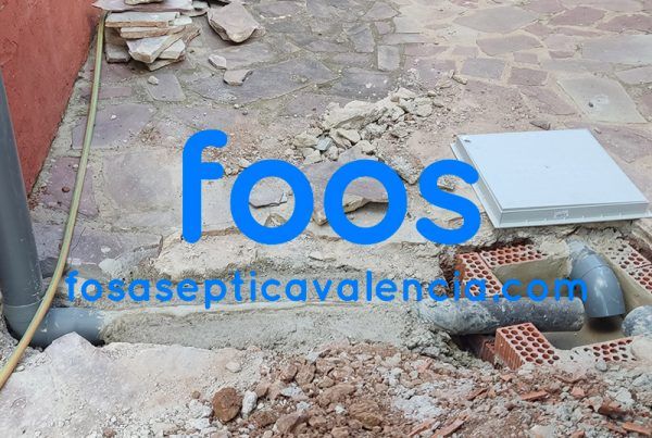 Instalación fosa séptica filtro biologico
