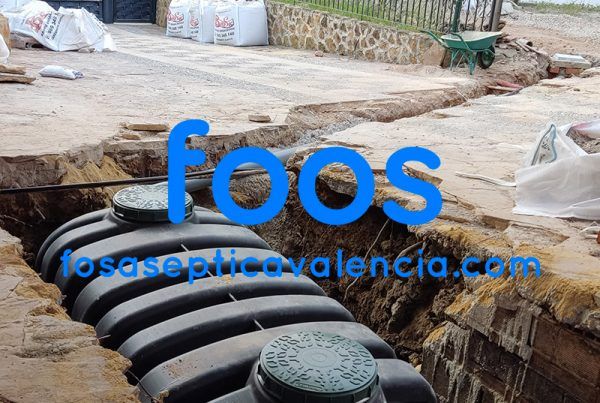 Instalación fosa séptica filtro biologico